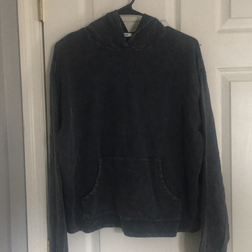 Dark grey hoodie